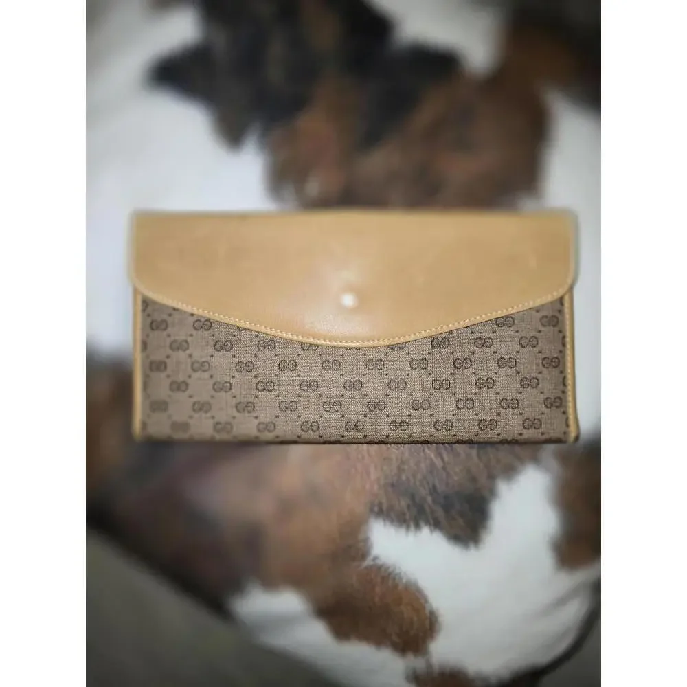 Rare Vintage Gucci Leather Trifold Wallet Envelope Design - Picture 3 of 12